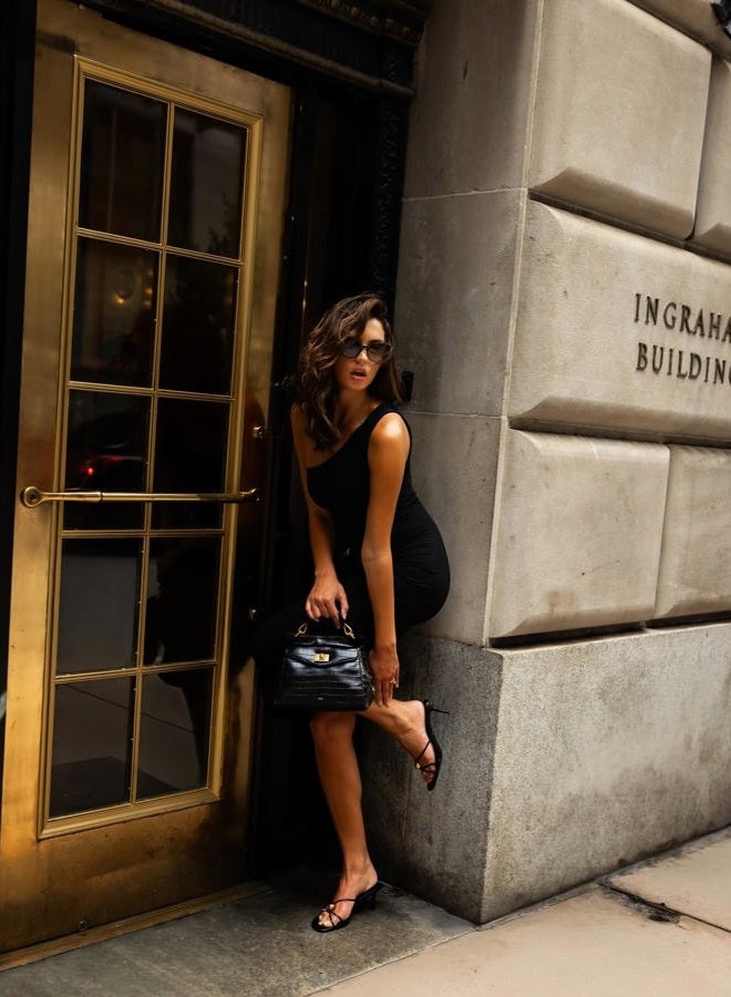 JW PEI Women's Lucia Classic Top Handbag - Black Croc - Image 3