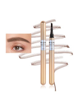 Y&D EXCEFORE Eyebrow Pencil, Micro blade pen for eyebrows, Water-Resistant, Creates Natural Looking Brows Effortlessly, Smudge-Proof Fine-Stroke Microblading Pencil (Black)  - Image 1