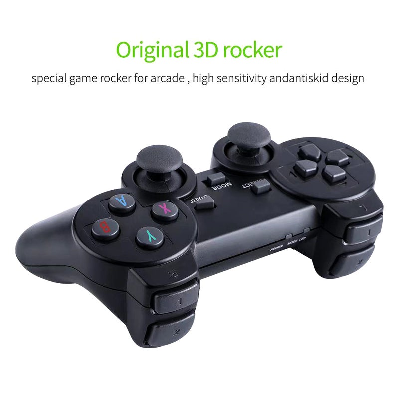 M8 Wireless Game Console 2.4G HD Arcade PS1 Home TV Mini Game Console U Bao Retro Game Console Wireless Gamepad Controller M8 32G (new package) - Image 2