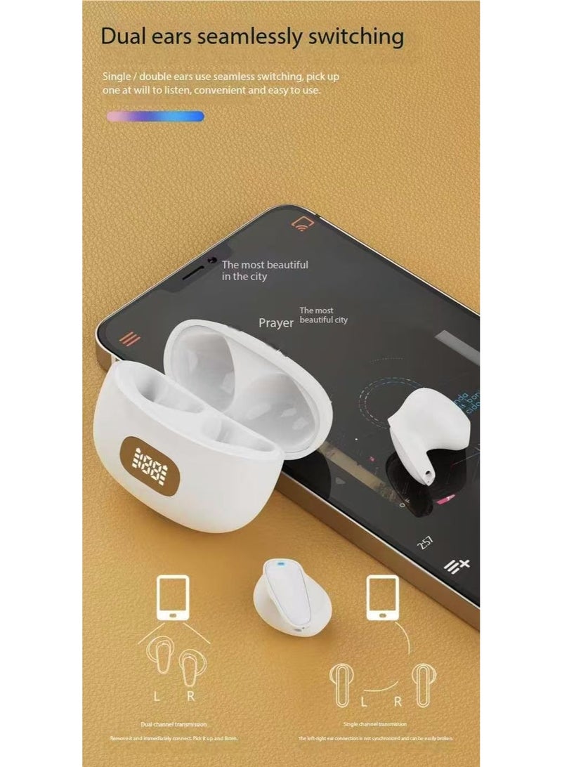 General Classic Earbuds Bluetooth Headphones Long Life Battery Digital Display Lightweight and comfortable HiFi Sound Bluetooth 5.3 IP54 Water Resistance Sweat Resistance Dust Resistance  - Image 5