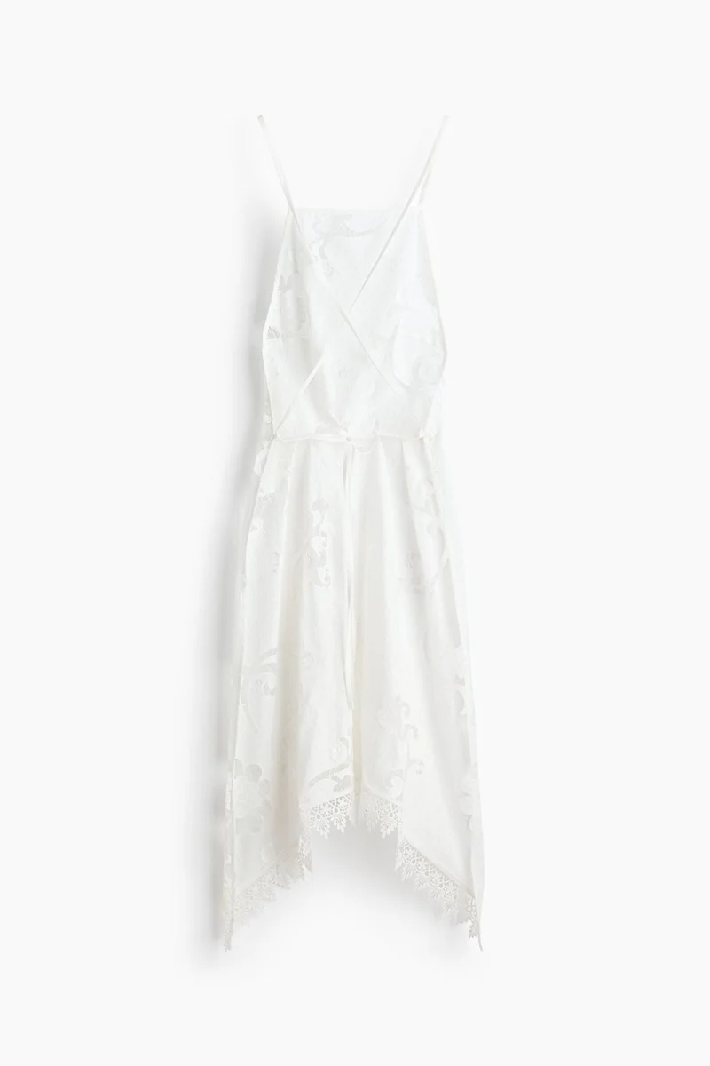 H&M  Broderie anglaise cotton dress for Women | Best Price UAE