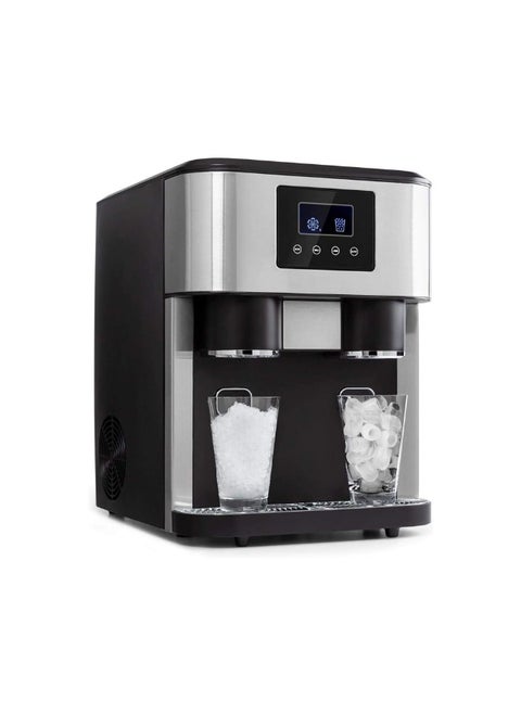 3-in-1 Countertop Ice Maker Machine – Ice Cubes, Crushed Ice & Cold Water Dispenser with Touch LCD