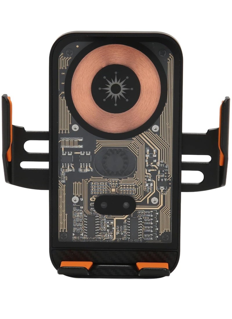 Raxoom Wireless Car Charger Mount, 15W Fast Charging Auto Clamping Car Charger Phone Mount Phone Holder fit for iPhone 14 13 12 11 Pro Max Xs, Galaxy S23 Ultra S22 S21 S20 etc (C10) - Image 2