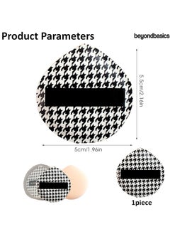 Beyond Basics Beyond Basics Makeup Powder Puff Soft Cotton Makeup Puff Reusable Face Powder Sponges with Strap for Loose Powder Make Up Sponge for Face Foundation - Cream - Liquid - Concealer and Powder  - Image 4