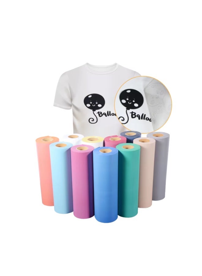 Kalon GREEN Premium Flock Heat Transfer Vinyl 12" x 10ft Roll – Plush Velvety HTV Iron-On for Apparel, Shirts & Crafts - Image 5