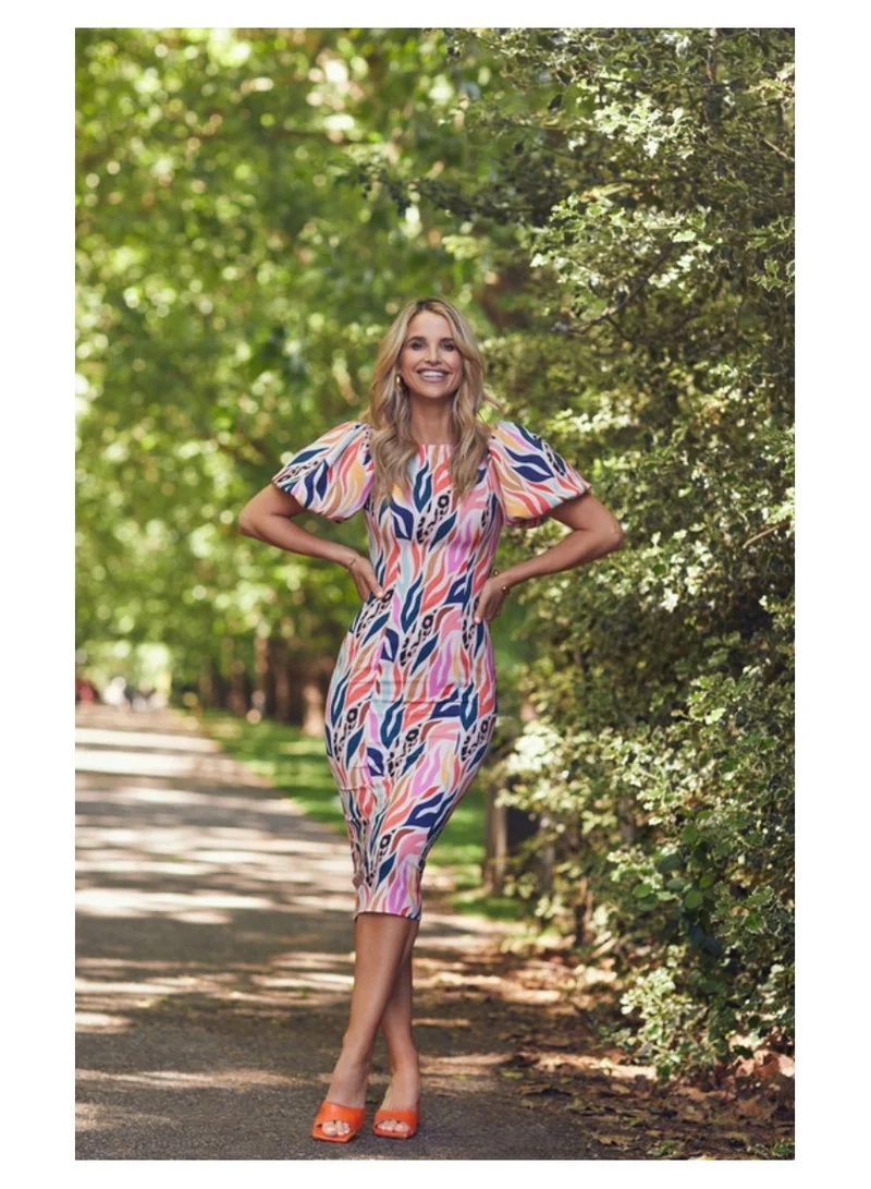 Little Mistress Little Mistress Multi Print Midi