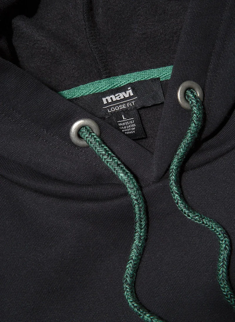 MAVI Hooded Black Sweatshirt