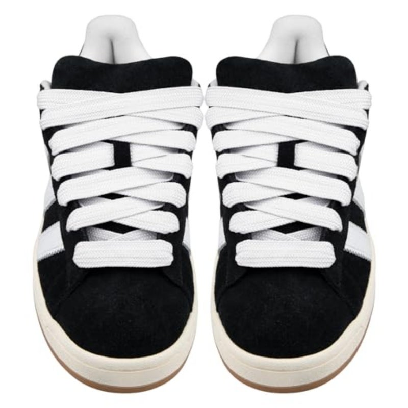 أربطة أحذية NOONFat لـ Adidas Campus 00s، 16 مم أربطة أحذية كبيرة سميكة ومسطحة وواسعة، أربطة بديلة للأحذية الرياضية 444 - Image 5