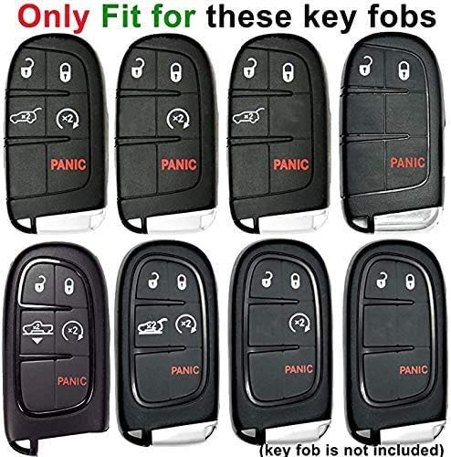 Autophone for Jeep Key fob Cover Key Shell, Aurora Blue, Aurora Blue - Image 2