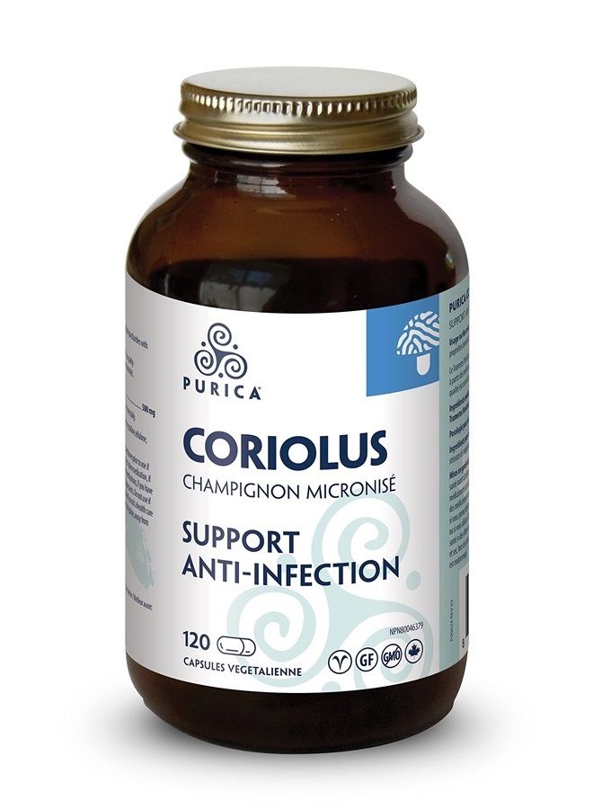 Purica 500mg Coriolus Yunzhi Mushroom(Turkey Tail) 120 Capsules - Image 4