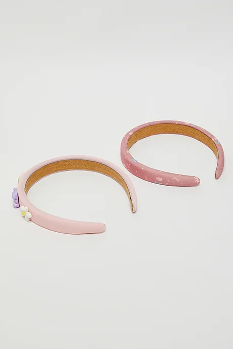 R&B 2 Pack Embellished Headbands