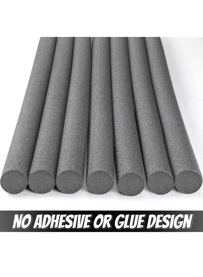 Kathfly 12 Pcs Floating Pool Noodles Foam Tube 1.5 X 35 Inches Floating Foam Tube Round Solid Foam Noodle For Adults Floating Swimming Craft Project(Ash Black) - Image 5