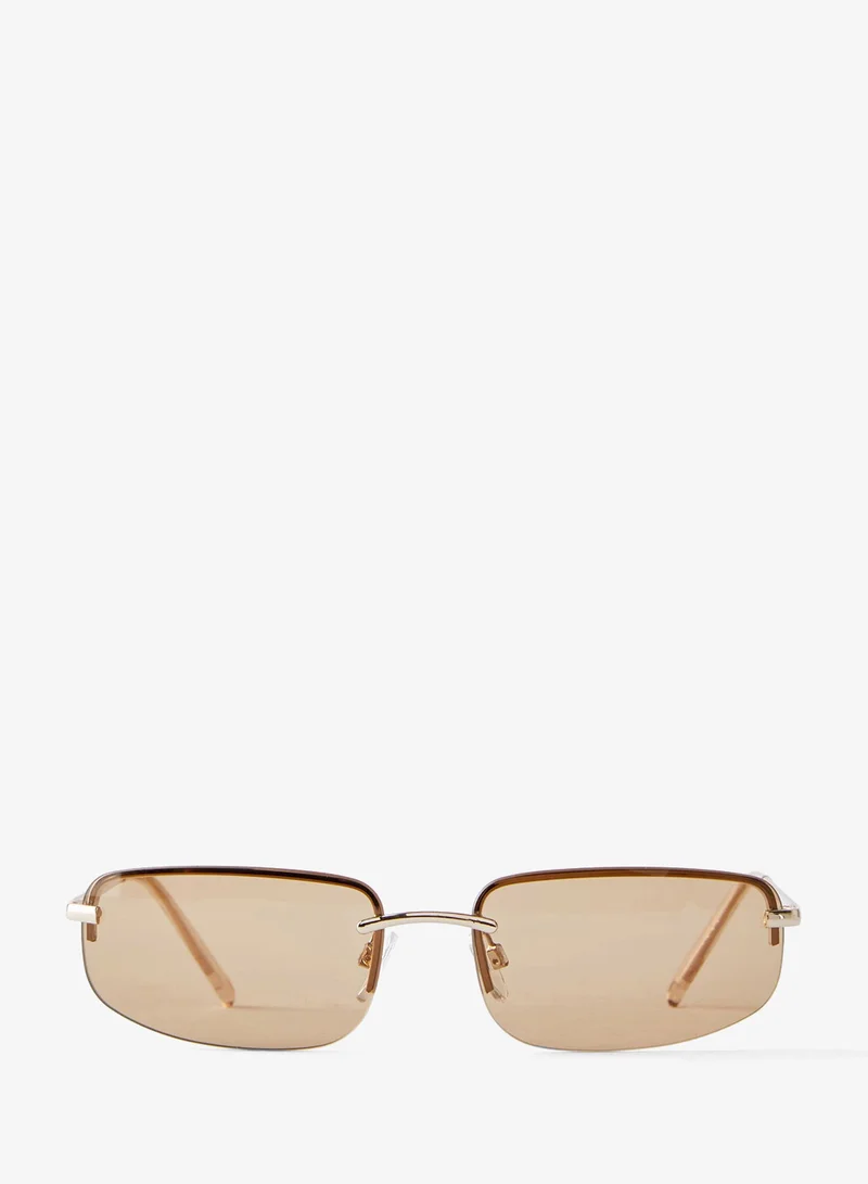 روبي Reece Rimless Metal Sunglasses