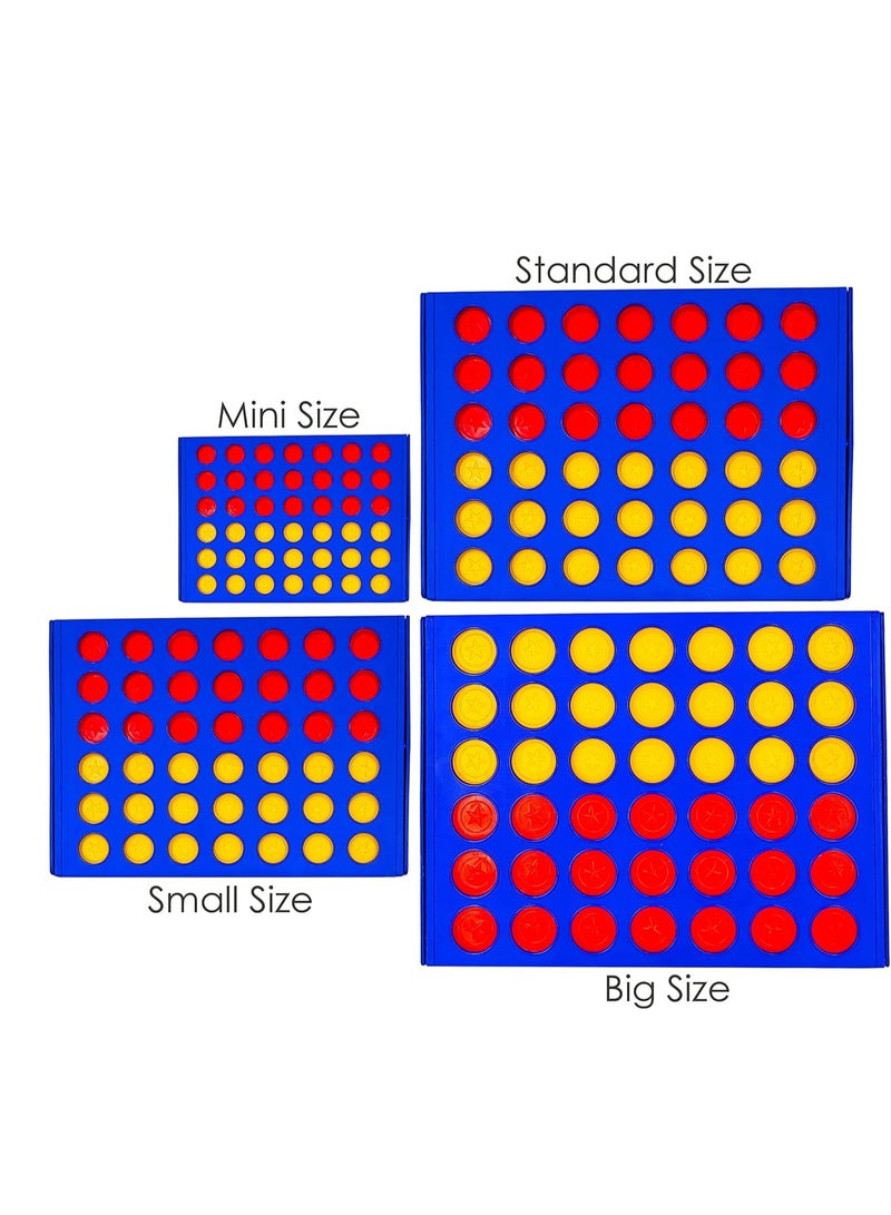 4 Win Battle Game by PUBGO, Four Big Wins - 6 Replacement Chips Included, Four Wins, Game for Kids Ages 3+ 4 5 6 Years Old (Size L) - Image 3