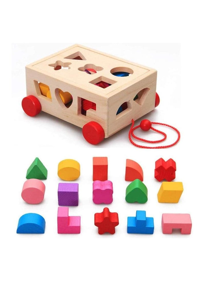 BEAUTY PLUS Shape Sorter Toy, Building Toys Children Educational Building Blocks Toys for Babies Early Educational Game Toy Toddlers  - Image 3