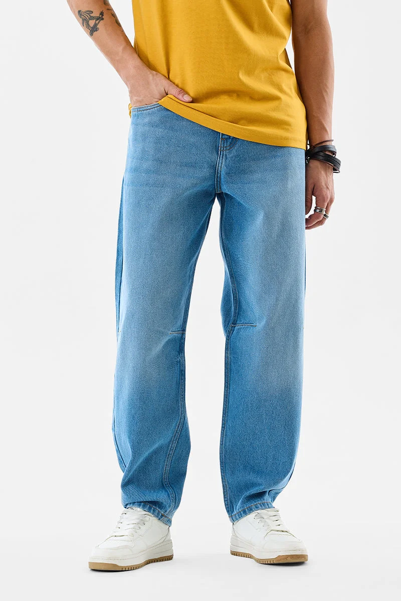SNITCH Washed Balloon Fit Jeans