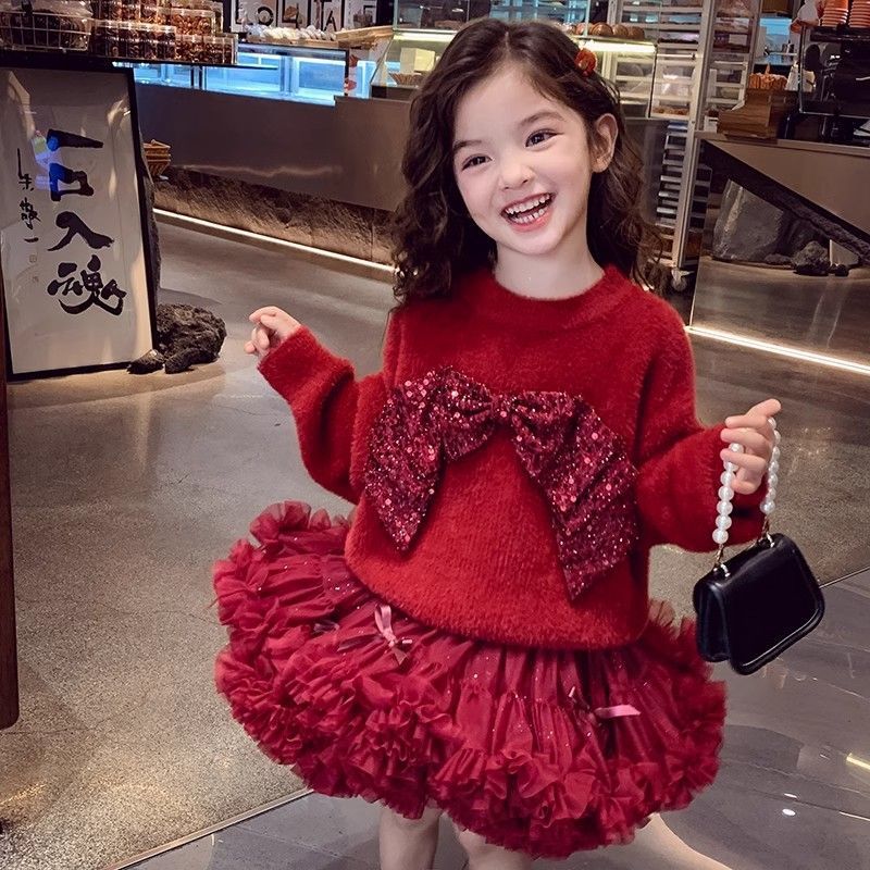 French Girls Tutu Skirt Spring And Autum Baby Girl Dress Skirt Fashionable Bunny Skirt Kidsren Princess Tutu Skirt - Image 2