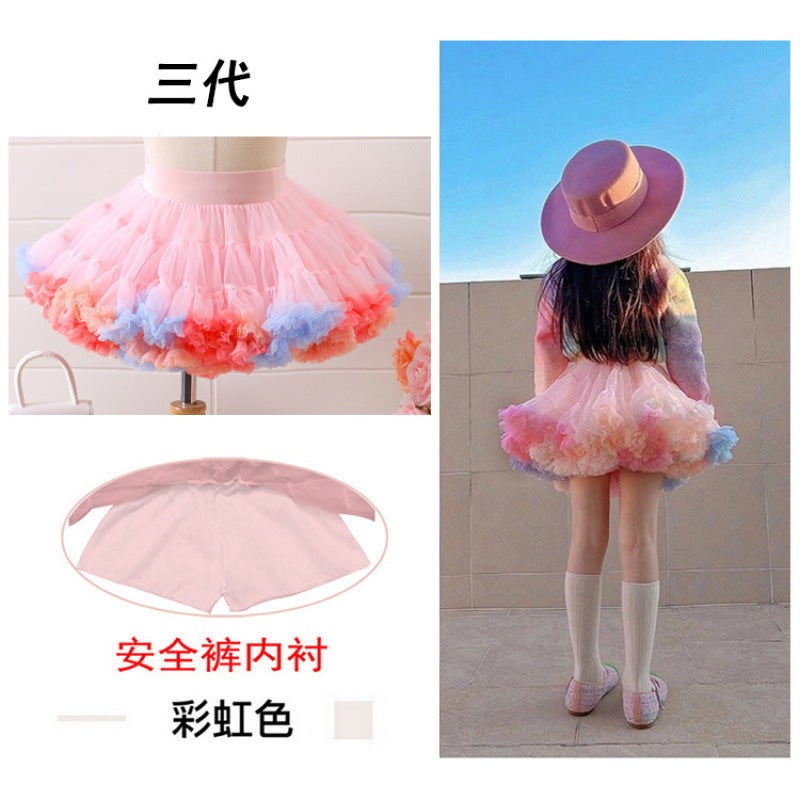 French Girls Tutu Skirt Spring And Autum Baby Girl Dress Skirt Fashionable Bunny Skirt Kidsren Princess Tutu Skirt - Image 1