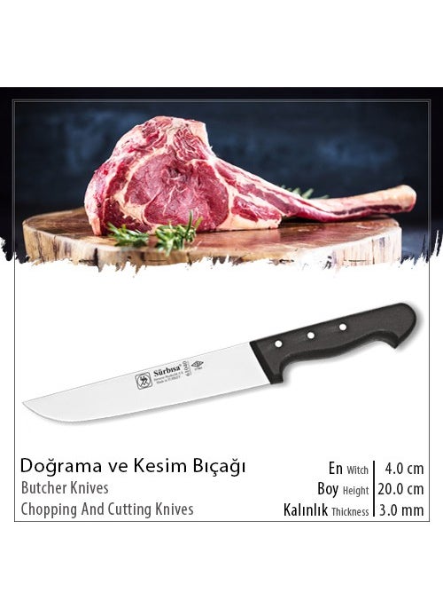 Sürbisa Sürbısa 61040 Butcher Knife (Chopping and Cutting Knife)  - Image 4