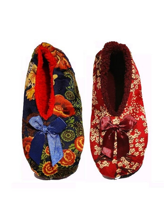 سانكس نعال باليرينا صوفية نسائية من SUNEX مع فيونكة كلاسيكية ونعل من الجلد السويدي، مقاس واحد، عبوة من 3 قطع متعددة الألوان - Image 4