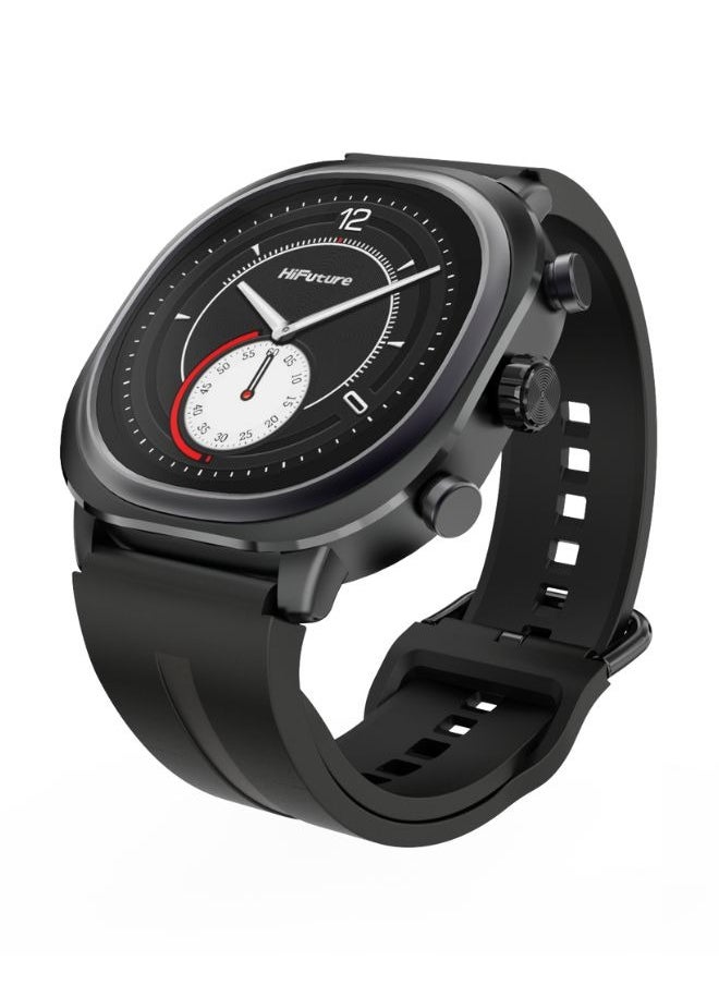 HiFuture - HiFuture AIX Lite Dual Core Smartwatch with Extra Belt, 1.43" AMOLED Display, Gorilla Glass, Wireless Calling, 10 Days Battery, Sports Modes, Syntra AI Health Monitoring, 1 ATM Waterproof - Image 1
