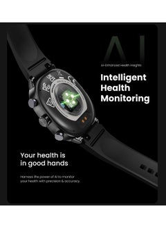 HiFuture HiFuture AIX Lite Dual Core Smartwatch with Extra Belt, 1.43" AMOLED Display, Gorilla Glass, Wireless Calling, 10 Days Battery, Sports Modes, Syntra AI Health Monitoring, 1 ATM Waterproof  - Image 3