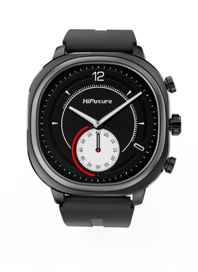 HiFuture - HiFuture AIX Lite Dual Core Smartwatch with Extra Belt, 1.43" AMOLED Display, Gorilla Glass, Wireless Calling, 10 Days Battery, Sports Modes, Syntra AI Health Monitoring, 1 ATM Waterproof - Image 1