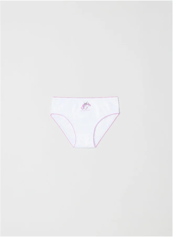 او في اس OVS Girls Briefs - Multicolor