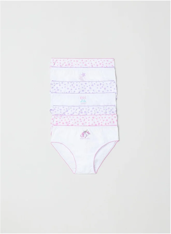 او في اس OVS Girls Briefs - Multicolor