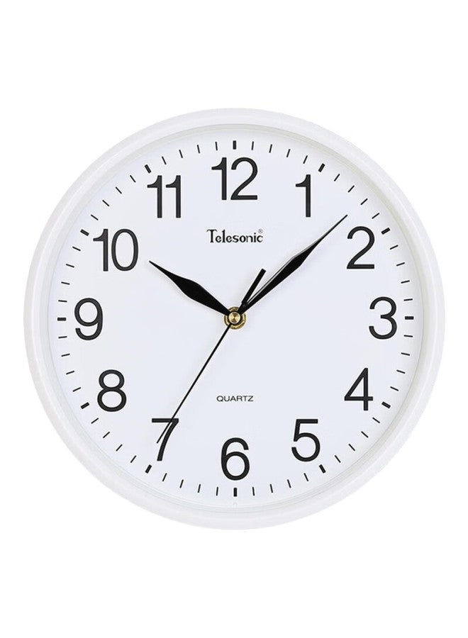 Telesonic Wall Clock For Home Living Room, Simple Electronic Quartz Clock Decorative Wall Clock 30Cm - Image 1