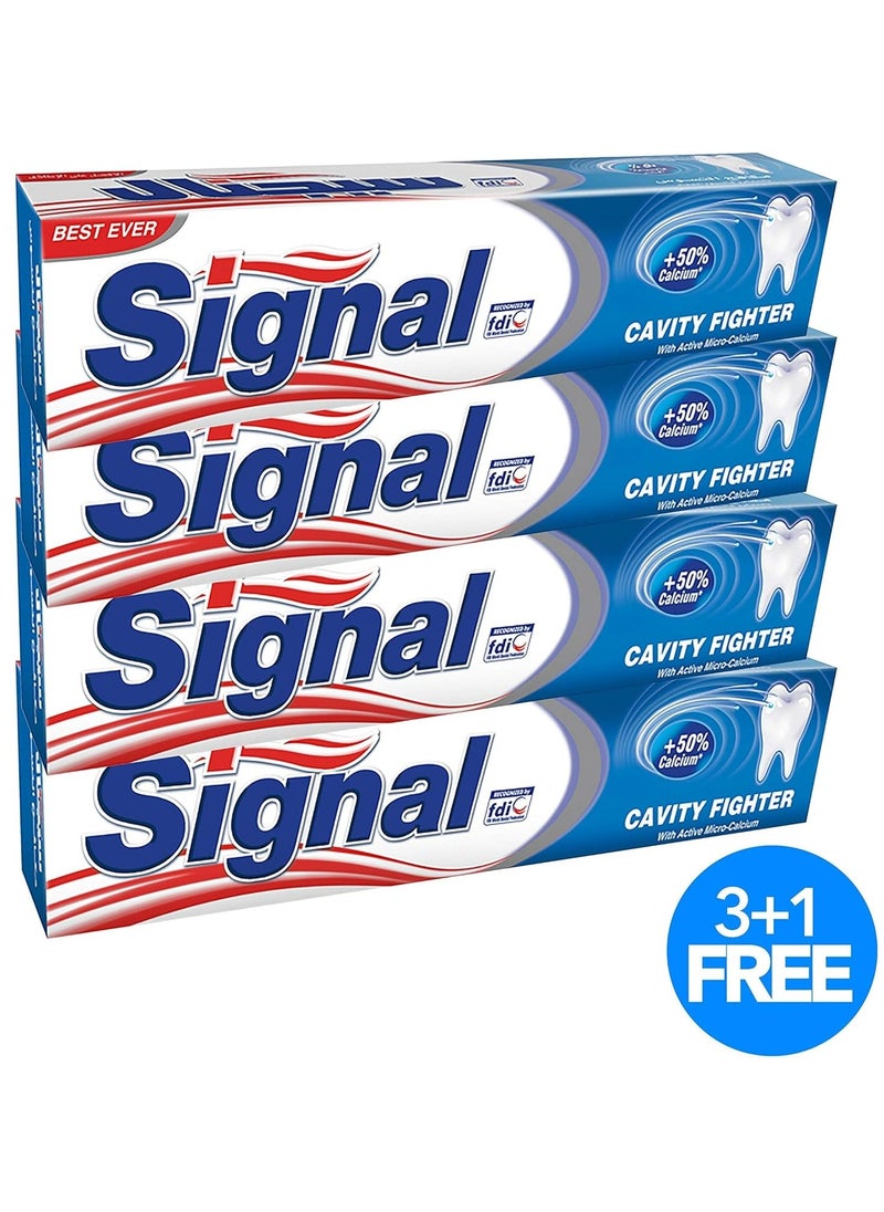 Signal Toothpaste Cavity Fighter 4*120ML  - Image 2