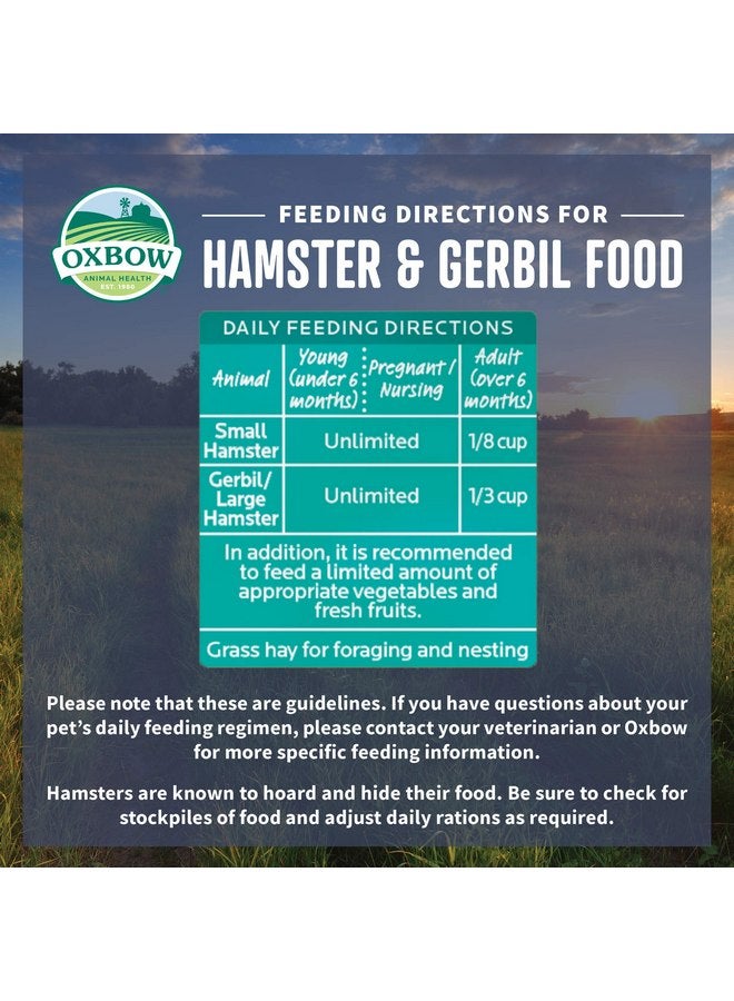 Oxbow Animal Health Garden Select Hamster And Gerbil Food, Garden-Inspired Recipe for Hamsters And Gerbils, Non-GMO, Made In The USA, 1.5 Pound Bag - Image 3