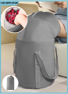 HQ-GAMING Foldable Bucket Foot Soaking Bag, Portable Foldable Foot Soaking Bag Bucket Foot Soak Tub Soaking Foot Bath Basin, Knee High Foot Spa Bath Tub,Insulated Foot Bath Bag Travel Foot Bath Bucket Home Pedicure Basin Outdoor  - Image 1