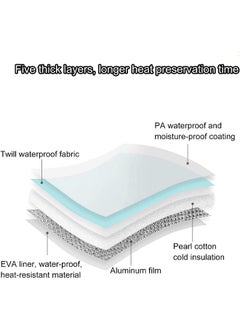 HQ-GAMING Foldable Bucket Foot Soaking Bag, Portable Foldable Foot Soaking Bag Bucket Foot Soak Tub Soaking Foot Bath Basin, Knee High Foot Spa Bath Tub,Insulated Foot Bath Bag Travel Foot Bath Bucket Home Pedicure Basin Outdoor  - Image 3