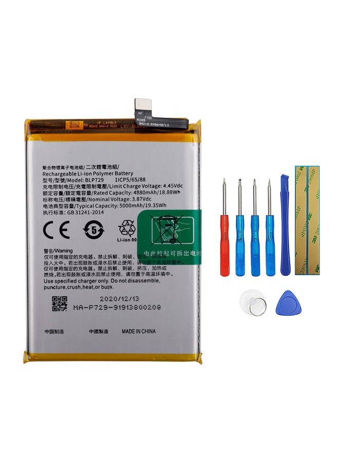SWARK Battery BLP729 Compatible with Realme C3 & Realme C21Y & Realme C21& Realme 5 & Realme C11 with Tools - Image 1