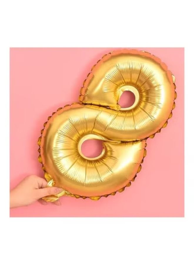ACLIX Aluminium Foil Number 8 Party Balloon