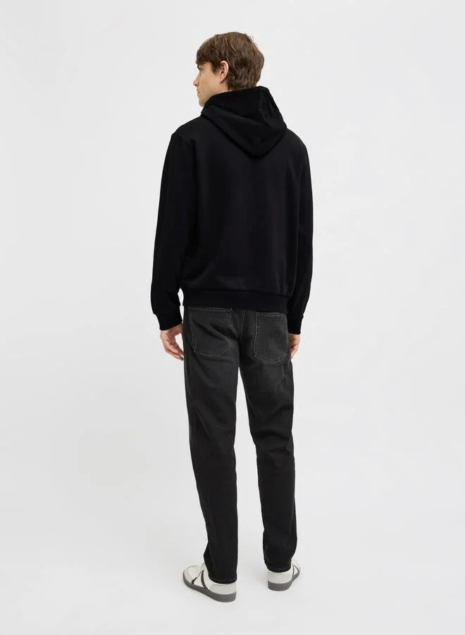JJ Rebel by Jack & Jones JJ REBEL Graphic Print Pullover with Hoodie