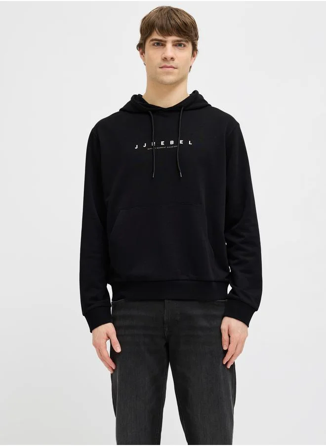 JJ Rebel JJ REBEL Graphic Print Pullover with Hoodie