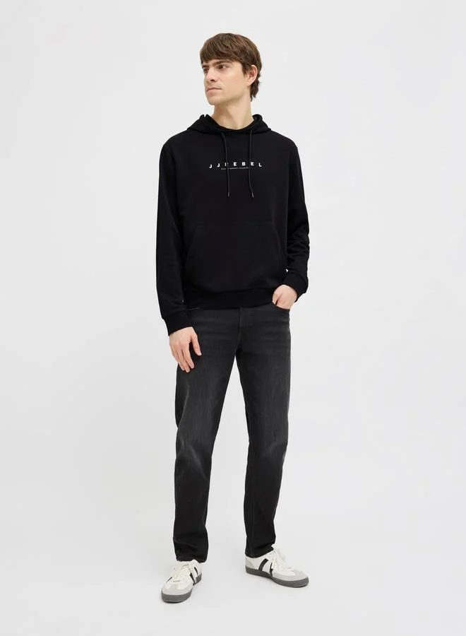 JJ Rebel by Jack & Jones JJ REBEL Graphic Print Pullover with Hoodie