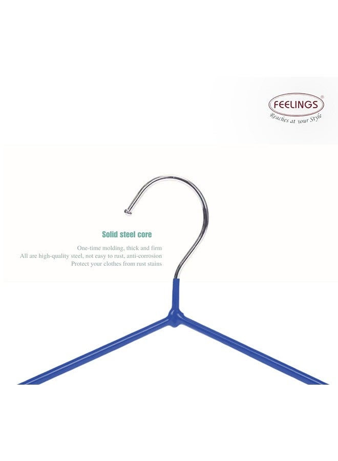 Feelings FEELINGS METAL HANGER PVC 12PCS- BLUE  - Image 3