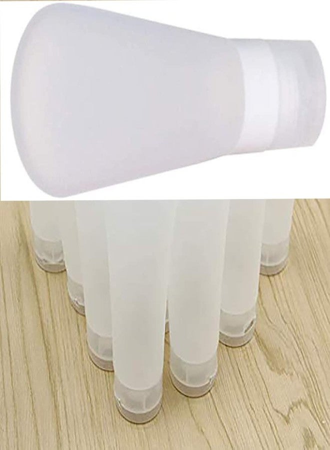 DIY Crafts Pack of 15 Pcs, Flip Cap Transparent, Empty Squeeze Bottle, Combo Of Empty Refillable Travel Plastic Matte Flip Cap Cosmetic B (Pack of 15 Pcs, Flip Cap Transparent) - Image 3