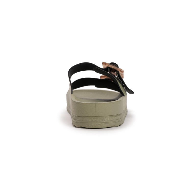 MUK LUKS Women's Grand Cayman Sandal, Light Olive, 8 - Image 5