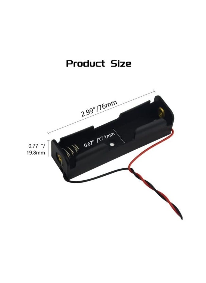 Generic - 18650 Single Battery Holder, 3.7V Output Lithium Battery Holder - Image 1