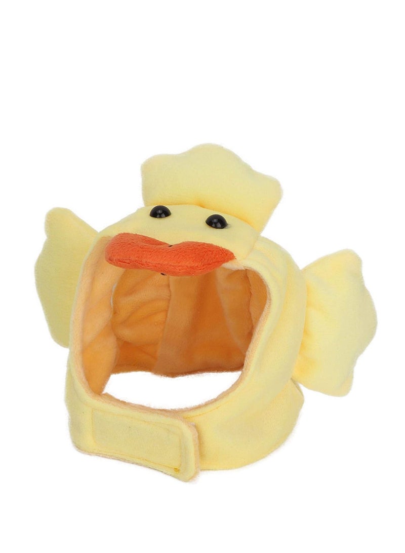 SYOSI Animal Shape Pet Hat Cute Animal Duck Shape Soft for Pet Cat Gift Festivals Parties - Image 3