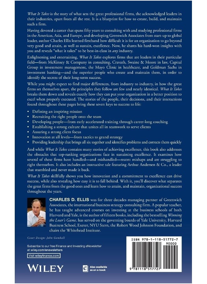 What It Takes: Seven Secrets of Success from the World's Greatest Professional Firms  - Image 2