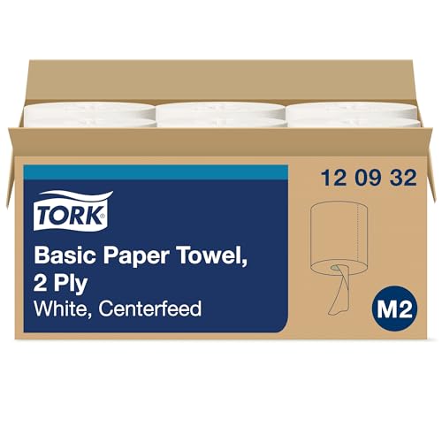 Tork Centerfeed Paper Towel White M2 High Absorbency 6 x 500 Sheets 120932 - Image 1