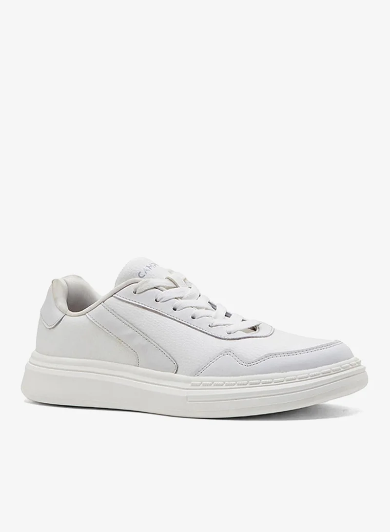 كامبس Women Droid Memory Foam Lace-Up Sneakers-White