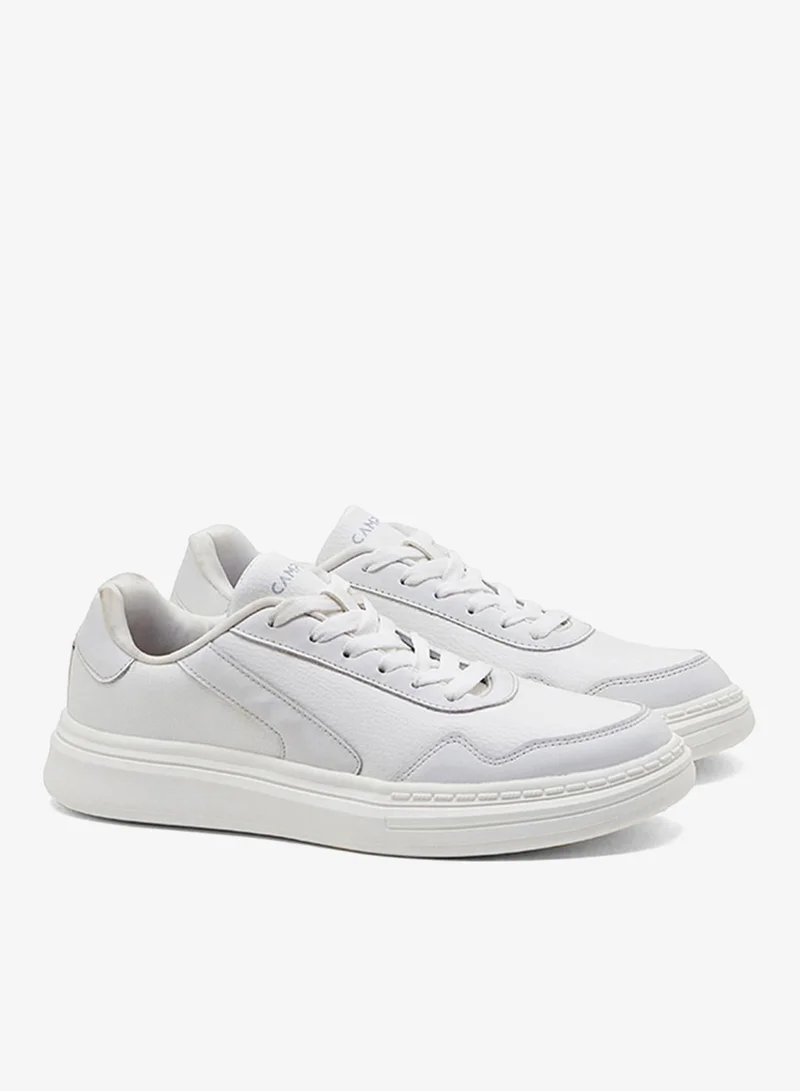 Campus DROID Women Droid Memory Foam Lace-Up Sneakers-White for Women | Best Price UAE