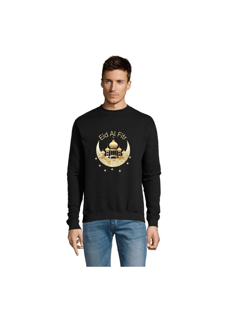 برينت شوب فور مي سويت شيرت رجالي للعيد – نسيج قطن 100% | سويت شيرت للرجال | ملابس غير رسمية | سويت شيرت بأكمام طويلة ورقبة دائرية | سويت شيرت احتفالي للعيد - Image 1