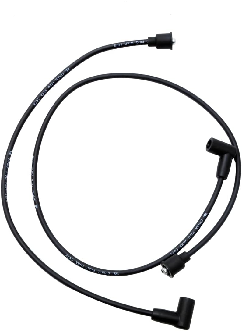 XTPTFABS 2PCS Ignition Spark Plug Wire Set 501613 for Cushman Truckster Haulster 18hp 22hp OMC Engines - Image 1